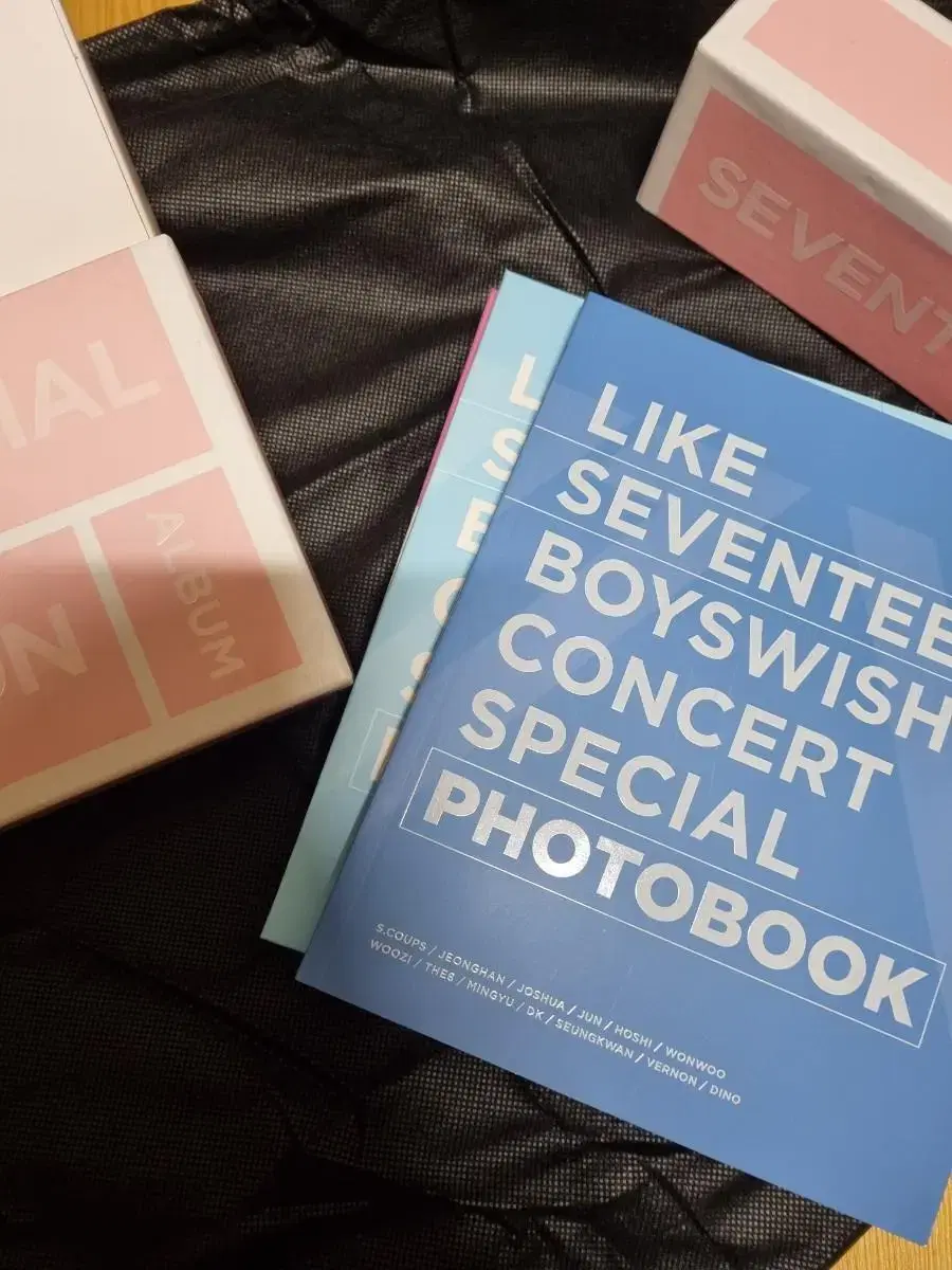 세븐틴 라이크 세븐틴 보이즈위시 콘서트 dvd / 아주나이스앨범 리패키지